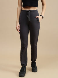 De Moza Women Casual Jogger Dark Grey