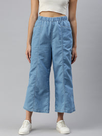 De Moza Women Culottes Ice Blue