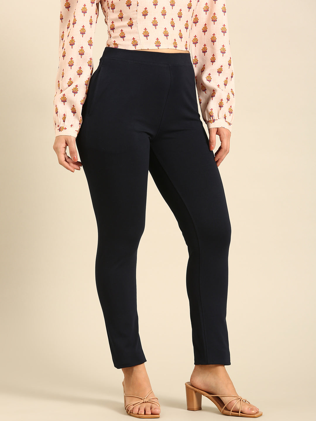 Kurti Pant-Dark Navy Blue - De Moza