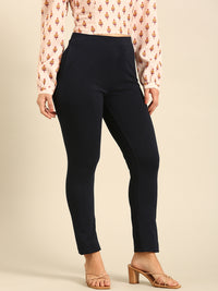 Kurti Pant-Dark Navy Blue - De Moza