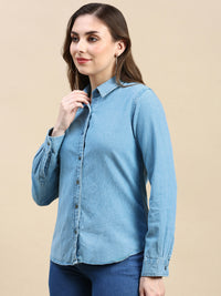 Shirt-Ice Blue - De Moza