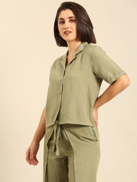 Shirt-Mint Green - De Moza