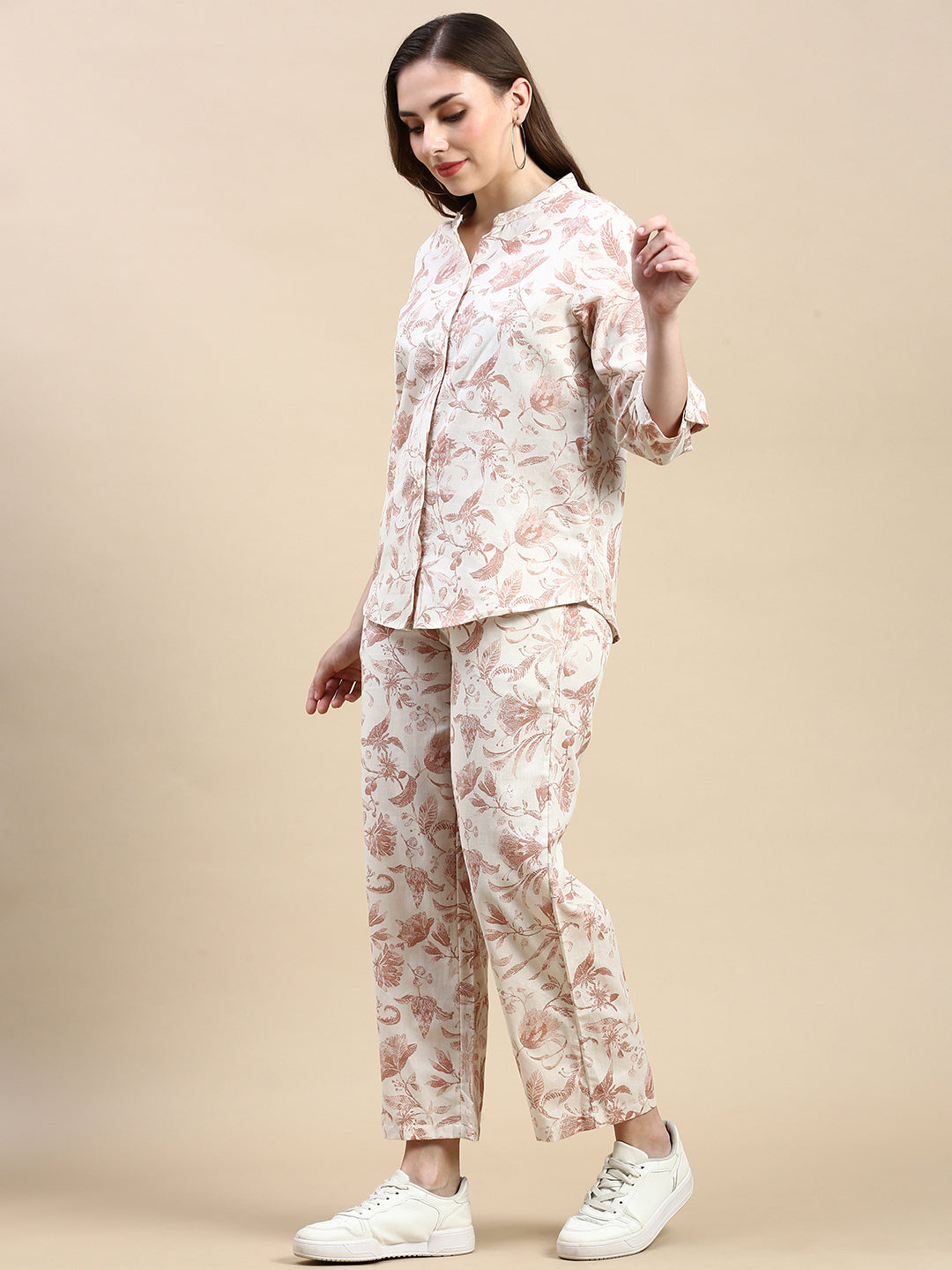 Printed Palazzo-Clay - De Moza