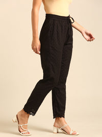 Straight Pant-Black - De Moza
