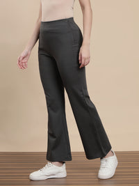 De Moza Women Casual Tregging Olive Green