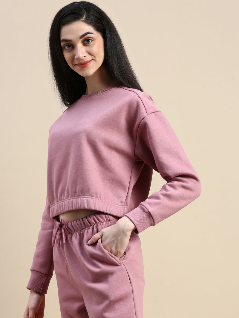 Sweatshirt-Pink - De Moza