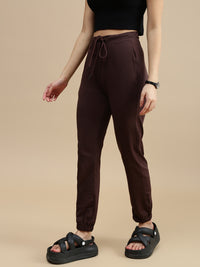 De Moza Women Casual Jogger Brown