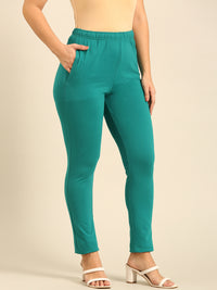 Women's Needle Pants Sea Green - De Moza