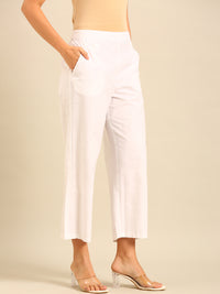 Casual Palazzo-White - De Moza