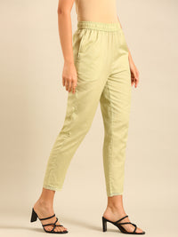 Cigarette Pants-Mint Green - De Moza