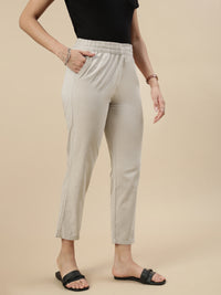 Casual Pant-Steel Grey - De Moza