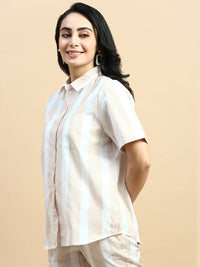 Shirt-Beige - De Moza