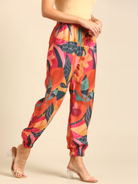 Co-Ord Set (Casual Top & Jogger)-Multi - De Moza