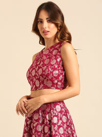 Blouse-Purple - De Moza