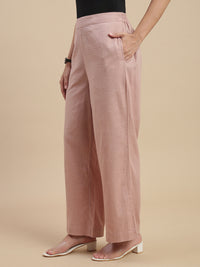 De Moza Women Casual Pants Light Peach - De Moza
