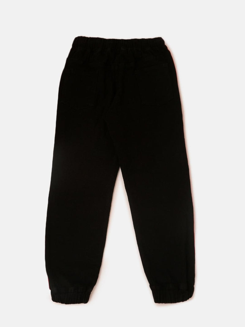 De Moza Girls Jeans Solid Denim Black - De Moza