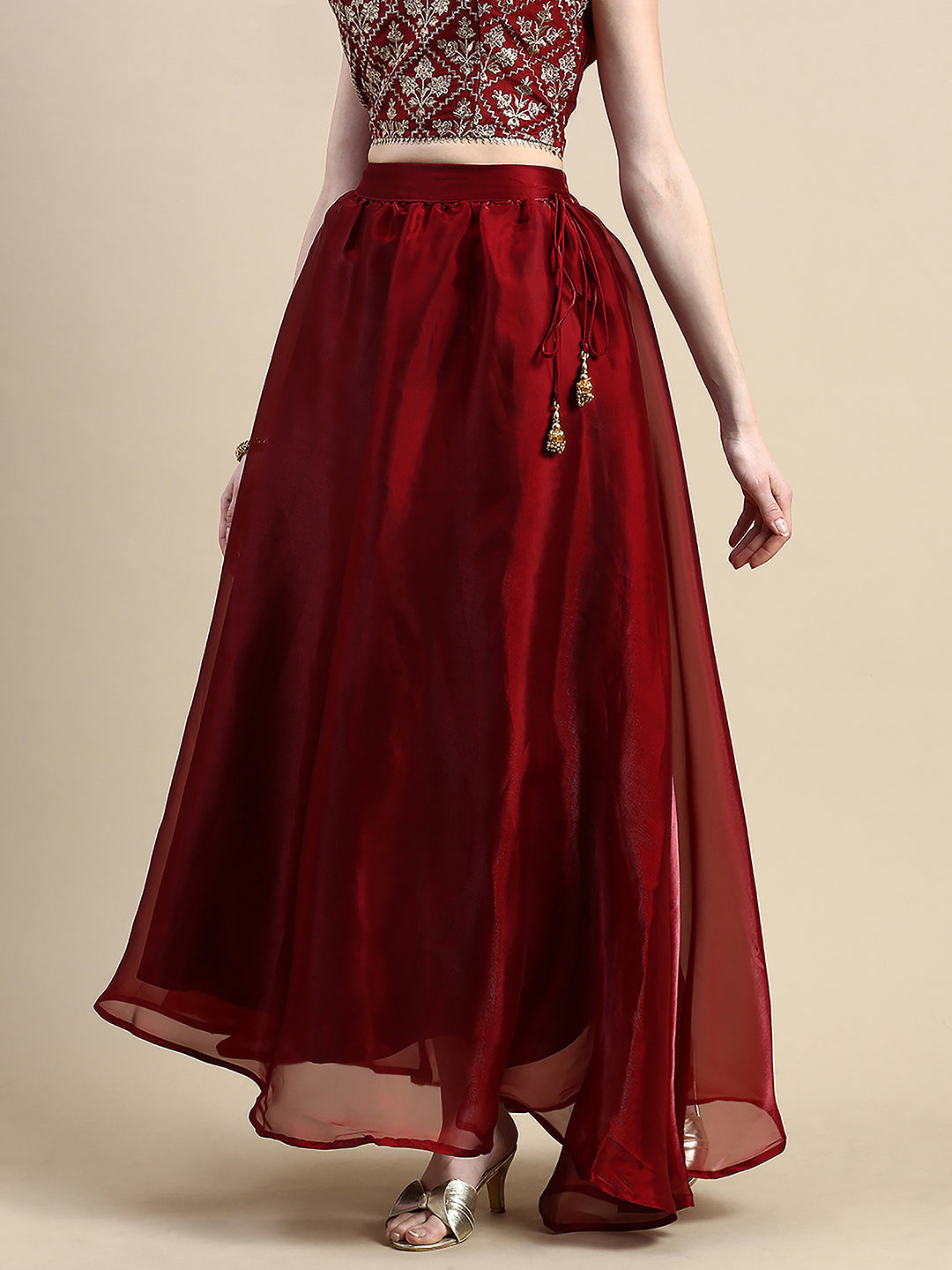 Skirt-Ruby Red - De Moza