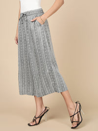 Printed Culottes-Black - De Moza