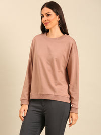 Sweatshirt-Tan - De Moza