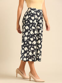Culottes All Over Print-Navy - De Moza