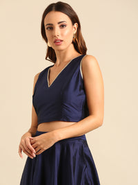 Blouse-Navy - De Moza