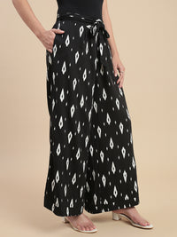 De Moza Women Casual Palazzo Black - De Moza