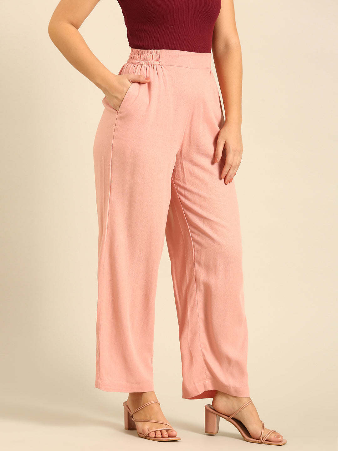 Palazzo-Dusty Pink - De Moza