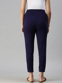 De Moza Women Athleisure Pants Navy Blue