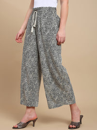 De Moza Women Casual Palazzo Black - De Moza