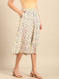 Printed Culottes-OffWhite - De Moza