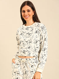Sweatshirt-Cream - De Moza