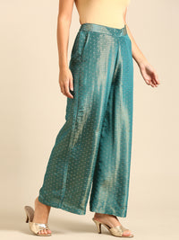 Palazzo Polka Dots-Teal - De Moza