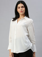 De Moza Women Shirt Offwhite