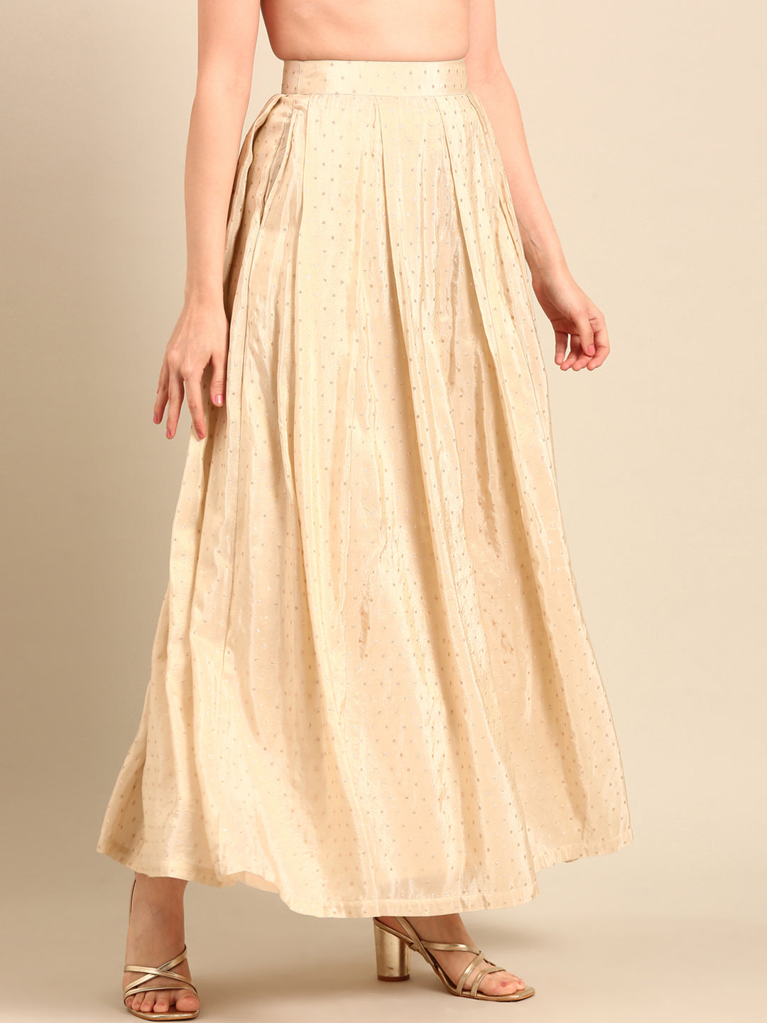 Skirt Jacquard-Offwhite - De Moza