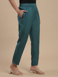 De Moza Women Cotton Lace Pants - De Moza