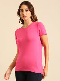 T-Shirt Regular Sleeve-Pink - De Moza