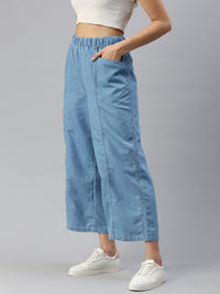 De Moza Women Culottes Ice Blue