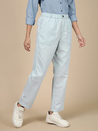 Straight Pant-Ice Blue