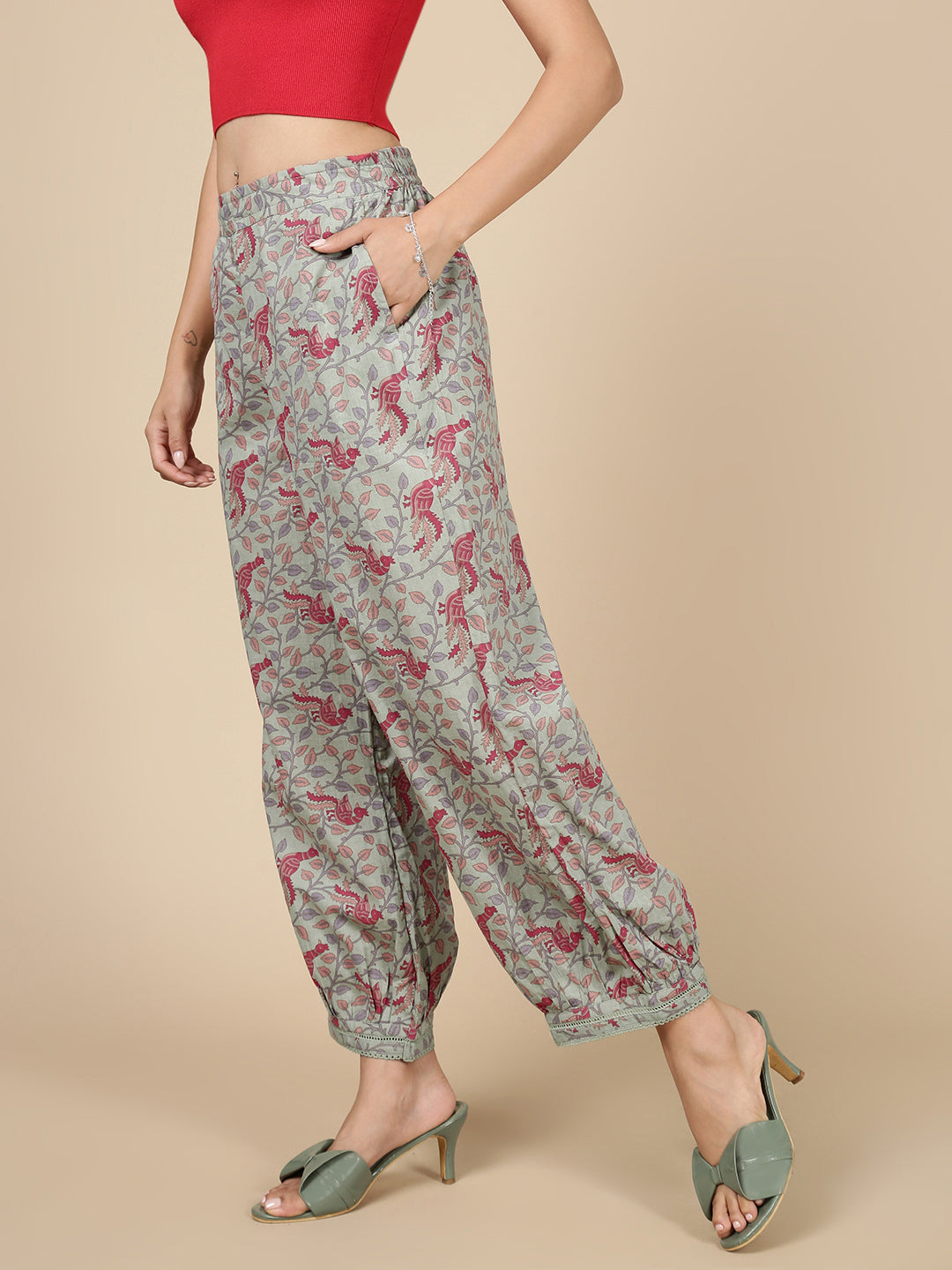Salwar Pant-Mint Green