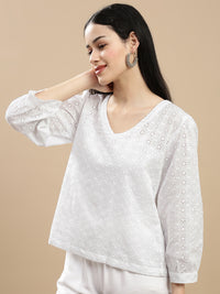 Co-ord Set (Top & Palazzo) - White
