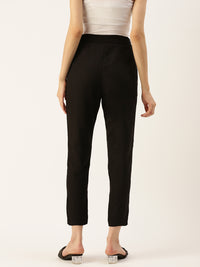 De Moza Women’s Cigarette Pant Black