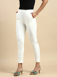 Super Stretch Kurti Pant-Offwhite - De Moza