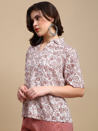 De Moza Women Casual Top White