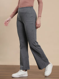 De Moza Women Casual Tregging Anthra Melange