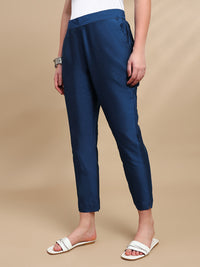 De Moza Women Casual Pants Royal Blue - De Moza
