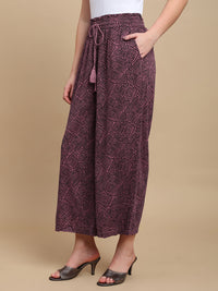 De Moza Women Kashka Set (Top & Palazzo) - Dusty Pink