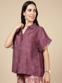 De Moza Women's Casual Top Dusty Pink - De Moza