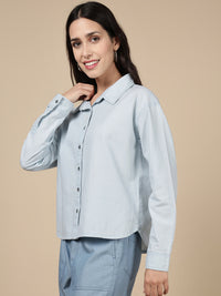 Denim Shirt-Ice Blue