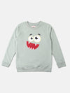 PIPIN Girls Printed Sweatshirt Light Petrol