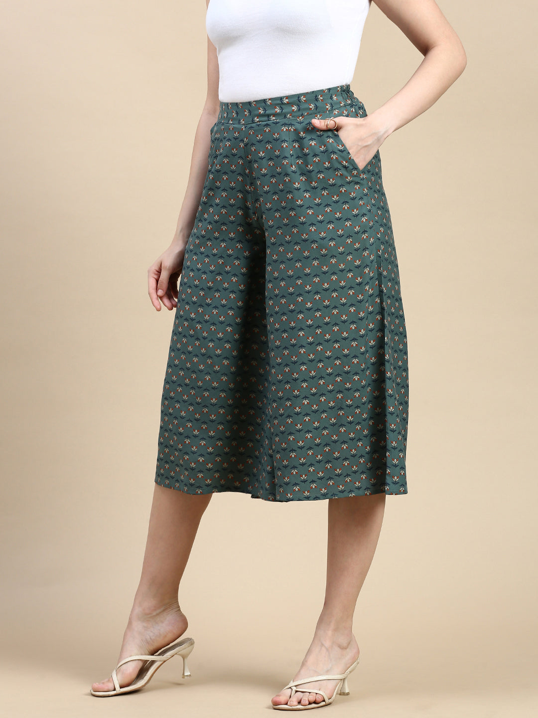 Culottes AOP-Green - De Moza